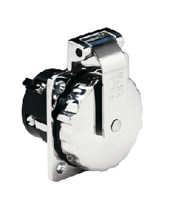 Marinco 6373EL 50Amp 125/250V Stainless Steel Inlet w/o Rear Safety Enclosure 6373EL