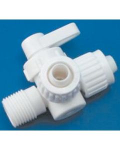 Flair-It Central 3Way Valve 1/2 X1/2 MPTx1/2 FIC 06912