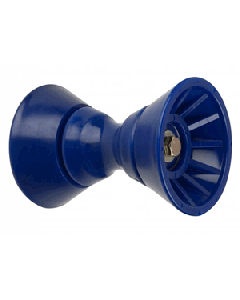 C.E. Smith 4" Bow Bell Roller Assembly - Blue TPR