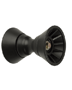 C.E. Smith 4" Bow Bell Roller Assembly - Black TPR