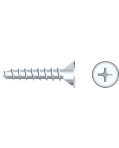 SEACHOICE #10 X 1.5  FLT SMS CHROM  50BG SC638CH