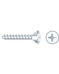 SEACHOICE #14 X 1.5  OVL SMS  CHROM 25BG SC608CH