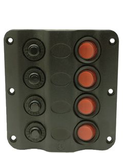 Seachoice Switch Panel Led 4 Gang SCP 12321