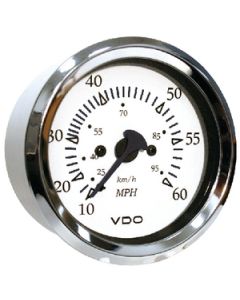 Seachoice Products 60Mph Speedometer Chro/Wht SCP 15141