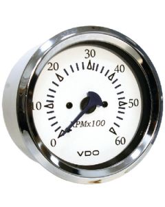 Seachoice Products 6000Rpm Tach Sterndrv Chro/Wht SCP 15151
