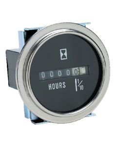 Seachoice Hour Meter Chrome Bezel SCP 15301