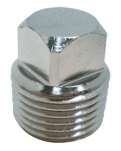 Seachoice Chrome Brass Plug Only-1/2 SCP 18741