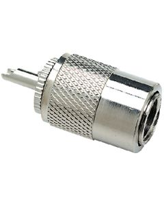 Seachoice Pl259 Chr/Br Cable Plug SCP 19821