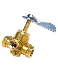 Seachoice Fuel Line Valve-3 Way- 3/8 SCP 20761