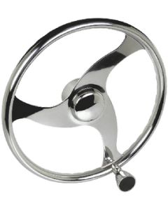 Seachoice 13.5 SS STERRING WHEEL W/KNOB SCP-28611