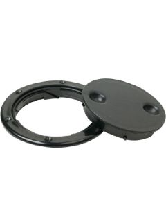Seachoice Twist Deck Plate-4-Black SCP 39271