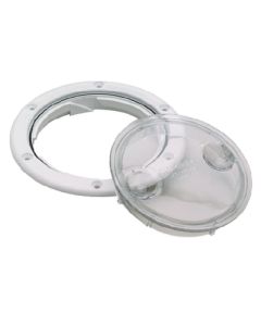 Seachoice Twist Deck Plate-4 -Wht W/Clr SCP 39291