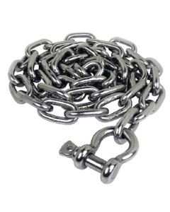 SEACHOICE CHAIN 3-16 X 4' 304SS W-SHACK 44103