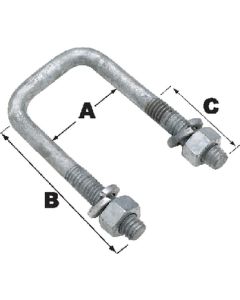 Seachoice Sq U-Bolt-3 1/16X4 5/16 SCP 57231