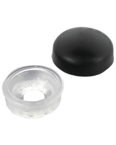 Seachoice BLACK SCREW CAP #6 &#8 6/BG SCP-59898