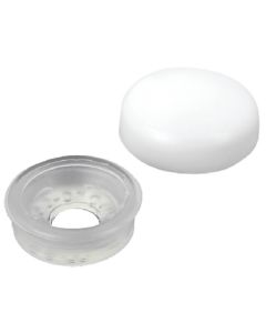 Seachoice WHITE SCREW CAP #10  6/BG SCP-59903