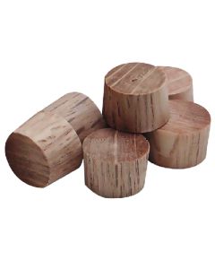 Seachoice 3/8  MAHOGANY PLUG 6/BG SCP-59921