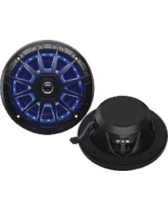 SEACHOICE LED SPEAKERS BLACK PAIR MRGB65SC