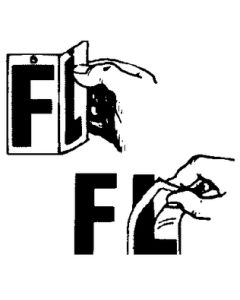 Seachoice Letter-Black F-10 Pack SCP 77181