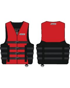 4-BELT SKI VEST RED S/M