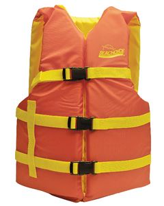 Seachoice Orange/Yellow Univ Vest 30-52 SCP 86230