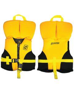NEOPRENE VEST YEL/BLK INFANT SCP-86570
