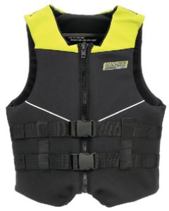 NEOPRENE VEST YEL/BLK ADLT 2XL SCP-86579