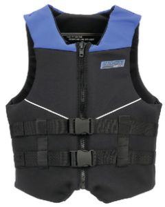 NEOPRENE VEST BLU/BLK LARGE SCP-86587