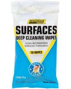SEACHOICE SURFACE WIPES 10CT 12-BOX 90906