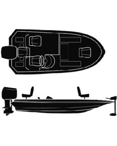 Seachoice 19'6  Wide Bass Boat Cover SCP 97601