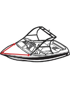 CARVER COVERS TST-19 W- TOWER BOAT COVER 74519S11