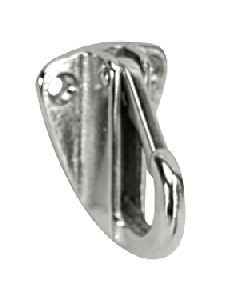 Whitecap Fender Hook - CP/Brass - 1-9/16" x 1-3/16"