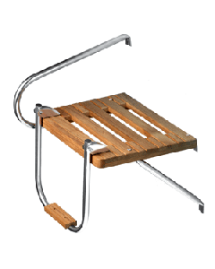 Whitecap Teak Swim Platform w/Ladder f/Outboard Motors 60902