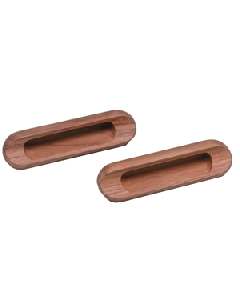 Whitecap Teak Oblong Drawer Pull - 4-1/16"L - 2 Pack