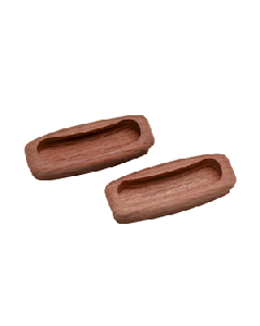 Whitecap Teak Rectangular Drawer Pull - 3-1/4"L - 2 Pack
