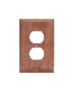 Whitecap Teak Outlet Cover/Receptacle Plate - 2 Pack 60170