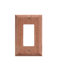 Whitecap Teak Ground Fault Outlet Cover/Receptacle Plate - 2 Pack