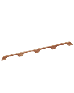 Whitecap Teak Handrail - 4 Loops - 43"L 60106