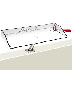 Magma Bait/Filet Mate Table w/LeveLock Mount - 31" - White/Black