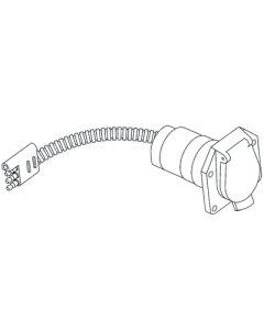 RV Pigtails 4 Flats To 7 Way Car RVG 20020