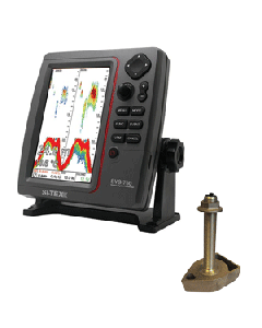 SI-TEX SVS-760 Dual Frequency Sounder 600W Kit w/Bronze Thru-Hull Temp Transducer