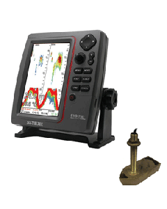 SI-TEX SVS-760 Dual Frequency Sounder 600W Kit w/Bronze Thru-Hull Temp Transducer