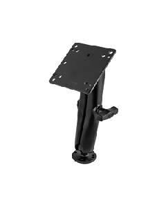 RAM Mount 4.75" Square Base VESA Plate 75mm and 100mm Hole Patterns w/Long Surface Mount