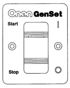 Cummins/Onan Remote Control Switch Only CNS 3004936