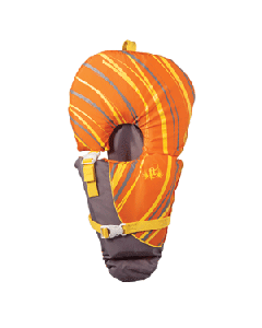 Full Throttle Baby-Safe Vest - Infant to 30lbs - Orange/Grey