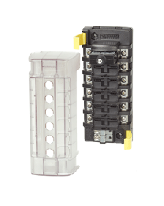 Blue Sea 5050 ST CLB Circuit Breaker Block - 6 Position