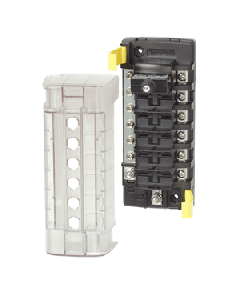 Blue Sea 5052 ST CLB Circuit Breaker Block - 6 Position w/Negative Bus