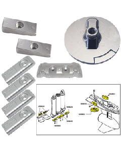 Tecnoseal Anode Kit w/Hardware - Mercury Verado 6 - Zinc