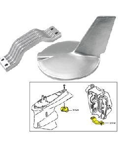 Tecnoseal Anode Kit w/Hardware - Yamaha 200-300HP Hi-Performance - Zinc
