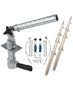 Rupp Revolution Top Gun Package w/15' Telescoping Poles & Complete Single Line Rigging Kit w/Klickers Release Clips